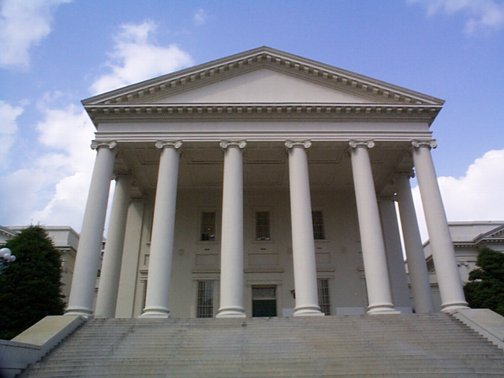 View of the Virginia Capitol Building in Richmond