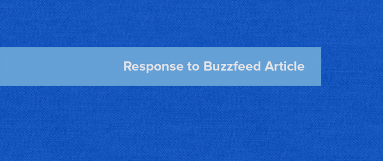 response to buzzfeed article